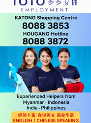 TOTO EMPLOYMENT — Licensed Employment Agency · Singapore — Call 8088 3853